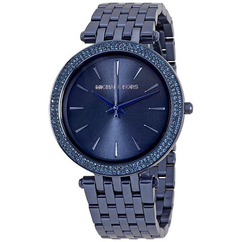 michael kors watches blue dial|michael kors darci blue.